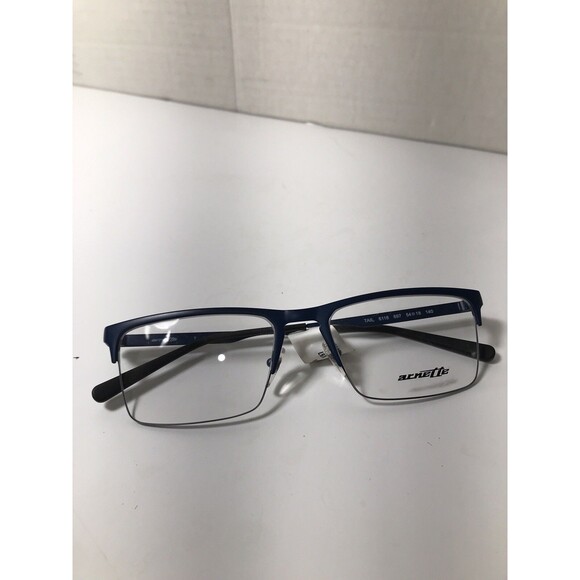 ARNETTE TAIL 6118 697 BLUE BLACK AUTHENTIC EYEGLASSES 54-18 - Picture 1 of 7